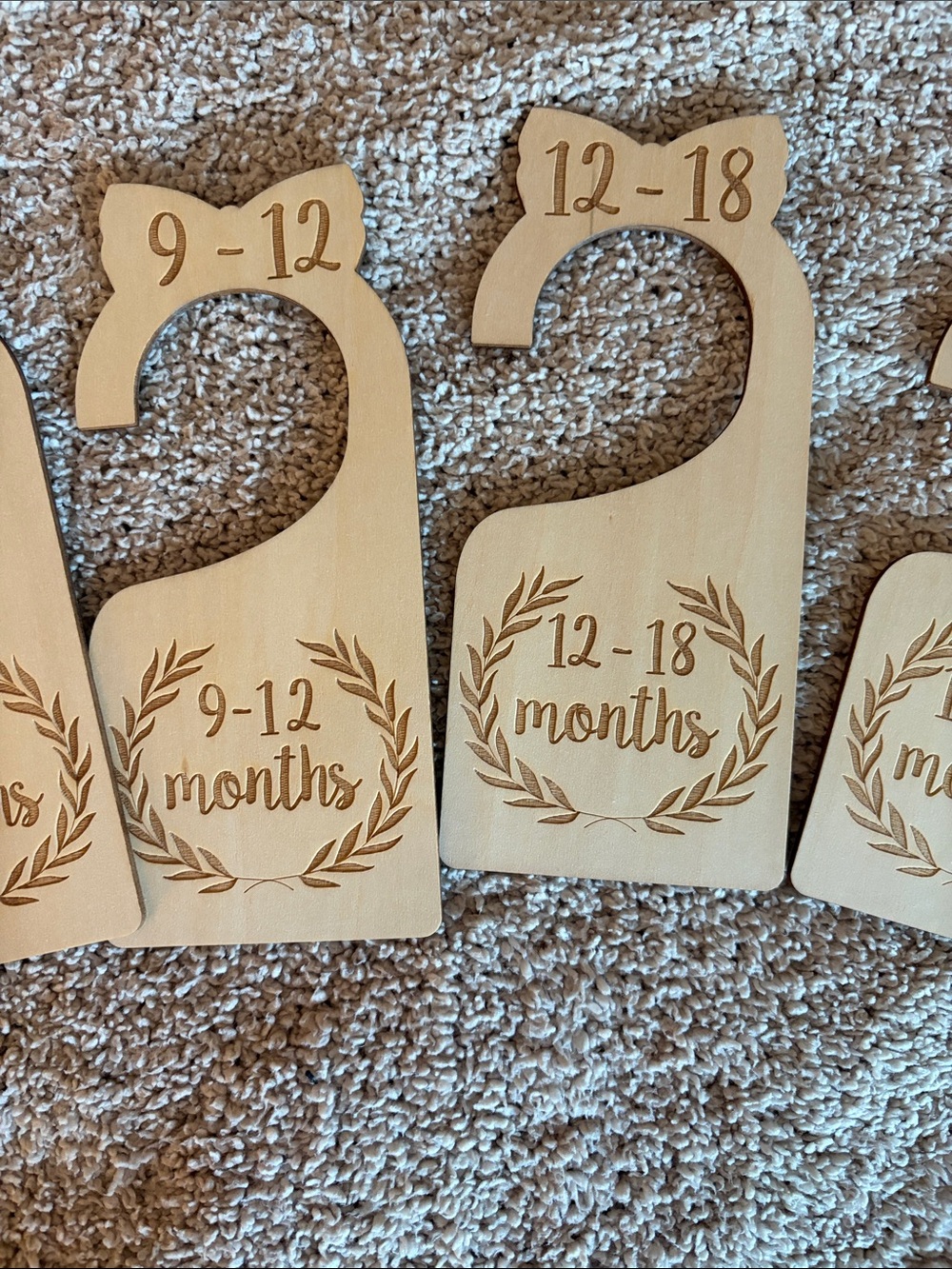 NWOT Wooden Baby Closet Dividers - Picture 4 of 5